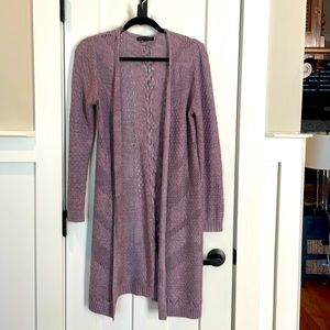 Love Ellie - Size M - long cardigan lilac sweater